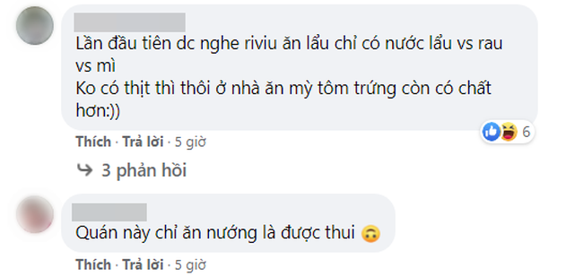 Đi ăn mừng 20/10 ở quán lẩu, nhóm bạn trẻ suýt "ngất" khi được phục vụ toàn rau với mì tôm, chờ "mốc miệng" vẫn không có thịt - Ảnh 3. Đi ăn mừng 20/10 ở quán lẩu, nhóm bạn trẻ suýt "ngất" khi được phục vụ toàn rau với mì tôm, chờ "mốc miệng" vẫn không có thịt - Ảnh 3.