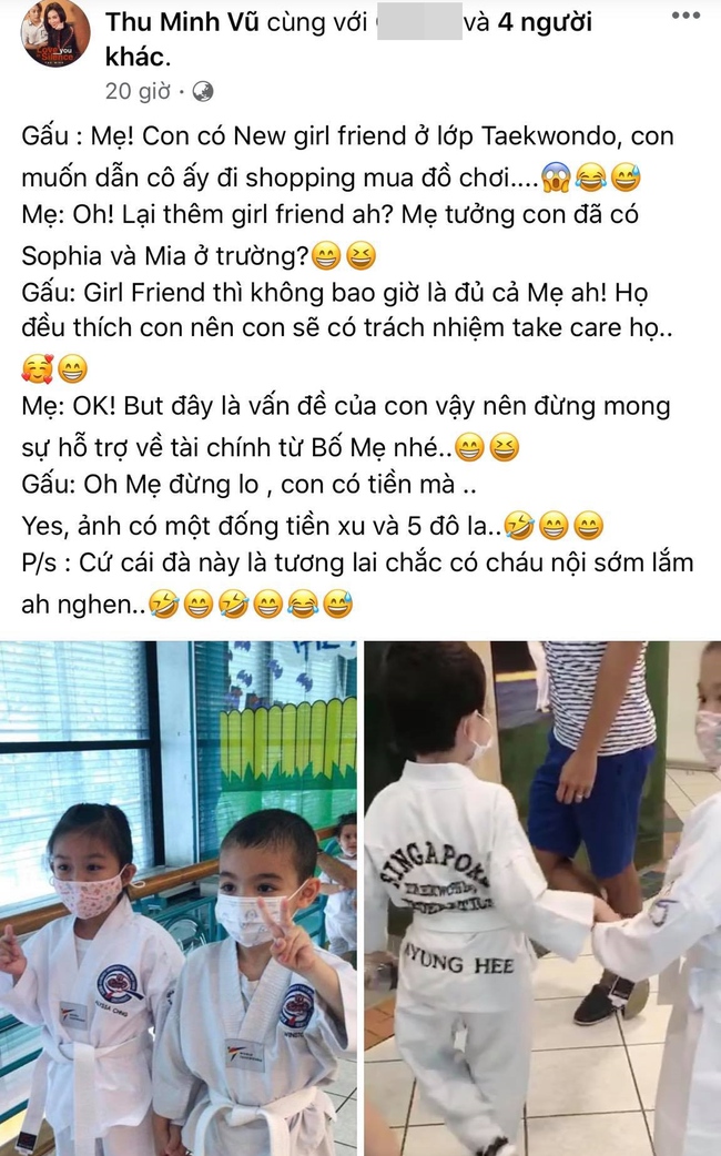 Con trai Thu Minh mới 5 tuổi đã xin mẹ đưa bạn gái đi mua sắm, còn nói một câu khiến nữ ca sĩ &quot;đứng hình&quot; - Ảnh 2.