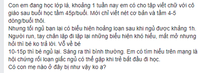 Con cứ ngủ được 1 giờ là hoảng loạn, run tay chân, mở mắt nhưng hỏi không trả lời, mẹ tìm hiểu thì phát hiện nguyên nhân xuất phát từ hành động này của mình - Ảnh 2. Con cứ ngủ được 1 giờ là hoảng loạn, run tay chân, mở mắt nhưng hỏi không trả lời, mẹ tìm hiểu thì phát hiện nguyên nhân xuất phát từ hành động này của mình - Ảnh 2.