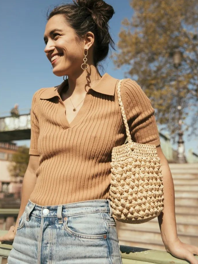 Áo blouse + quần jeans: Combo giúp nàng công sở trông sang như gái Pháp trong ngày Thu - Ảnh 9. Áo blouse + quần jeans: Combo giúp nàng công sở trông sang như gái Pháp trong ngày Thu - Ảnh 9.