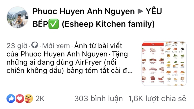 Mẹ 8X chia sẻ tuyệt chiêu ai cũng phải biết khi sử dụng nồi chiên không dầu gây &quot;bão like&quot; MXH - Ảnh 1.