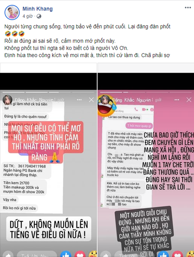 Cặp đôi chuyển giới hot MXH đã chính thức &quot;toang&quot;: &quot;Người đàn ông đầu tiên ở Việt Nam mang thai&quot; lên tiếng bức xúc trên facebook cá nhân - Ảnh 2.