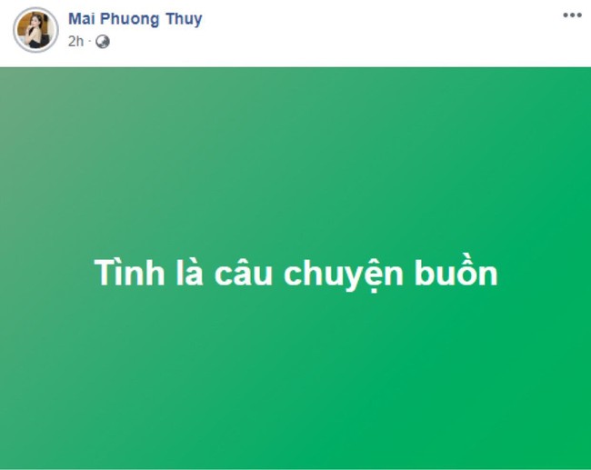 Mai Phương Thúy gây lo lắng khi liên tục đăng đàn buồn bã chuyện tình yêu - Ảnh 2.