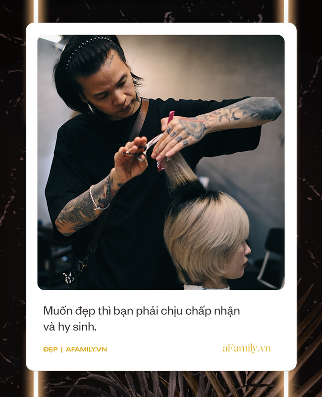 Cali Phạm: Từ cú vấp ngã trượt đại học, nhờ 1 câu nói của bố mà đạp xe vòng quanh Hà Nội để học cắt tóc và chia sẻ thật lòng cho các chị em muốn tẩy tóc - Ảnh 6.