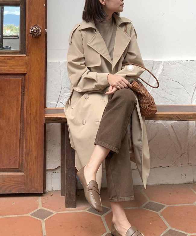 9 mẫu áo trench coat &quot;hàng tuyển&quot; giá từ 600k ai mặc cũng sang - Ảnh 3.