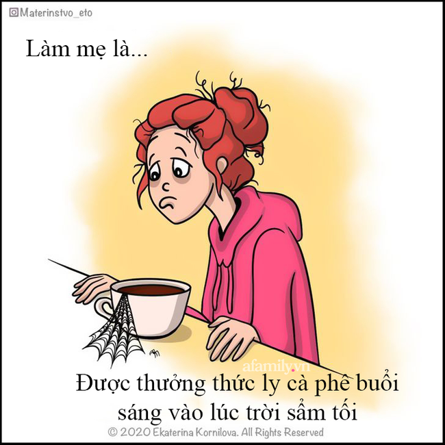 "Làm mẹ là..." - bộ tranh định nghĩa về nghề làm mẹ chân thật đến mức ai cũng tìm thấy mình trong đó - Ảnh 3. "Làm mẹ là..." - bộ tranh định nghĩa về nghề làm mẹ chân thật đến mức ai cũng tìm thấy mình trong đó - Ảnh 3.