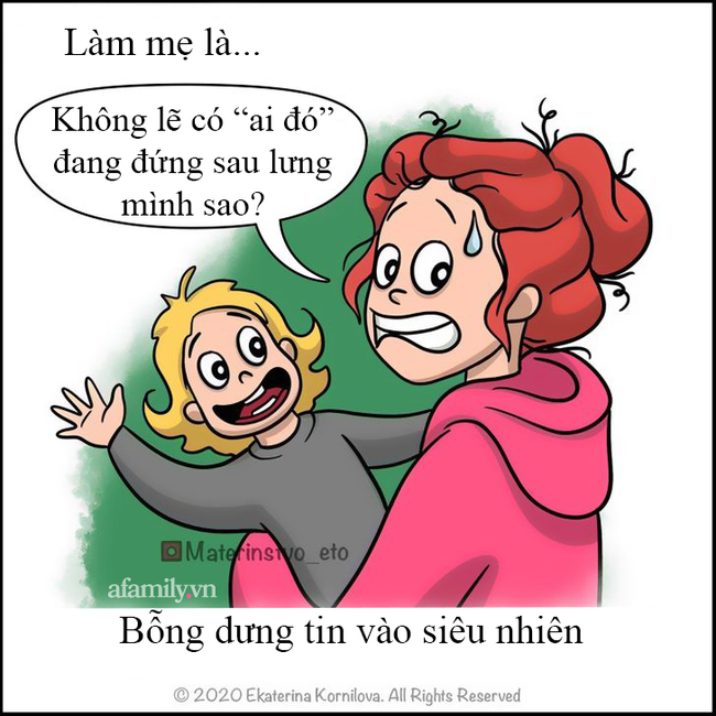 "Làm mẹ là..." - bộ tranh định nghĩa về nghề làm mẹ chân thật đến mức ai cũng tìm thấy mình trong đó - Ảnh 9. "Làm mẹ là..." - bộ tranh định nghĩa về nghề làm mẹ chân thật đến mức ai cũng tìm thấy mình trong đó - Ảnh 9.