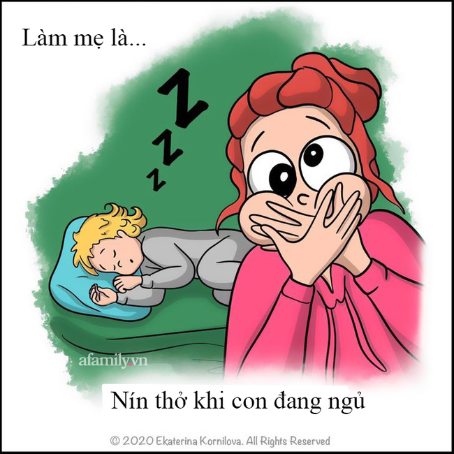 "Làm mẹ là..." - bộ tranh định nghĩa về nghề làm mẹ chân thật đến mức ai cũng tìm thấy mình trong đó - Ảnh 14. "Làm mẹ là..." - bộ tranh định nghĩa về nghề làm mẹ chân thật đến mức ai cũng tìm thấy mình trong đó - Ảnh 14.
