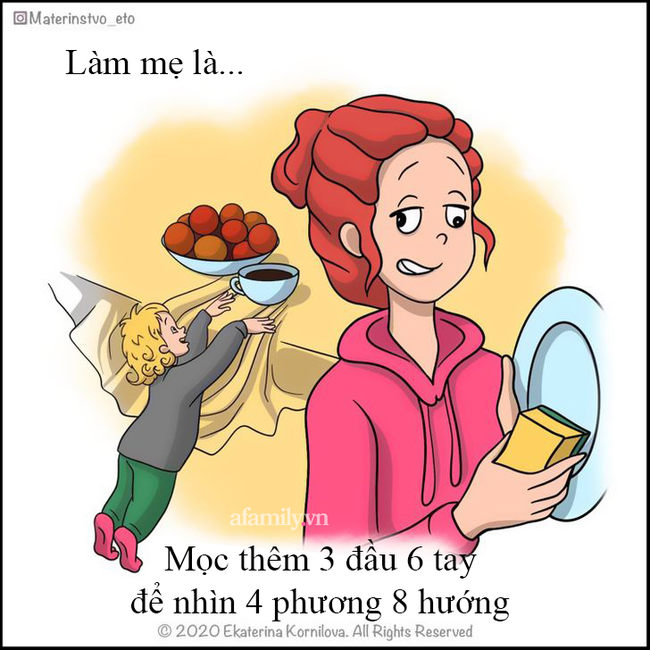 "Làm mẹ là..." - bộ tranh định nghĩa về nghề làm mẹ chân thật đến mức ai cũng tìm thấy mình trong đó - Ảnh 16. "Làm mẹ là..." - bộ tranh định nghĩa về nghề làm mẹ chân thật đến mức ai cũng tìm thấy mình trong đó - Ảnh 16.