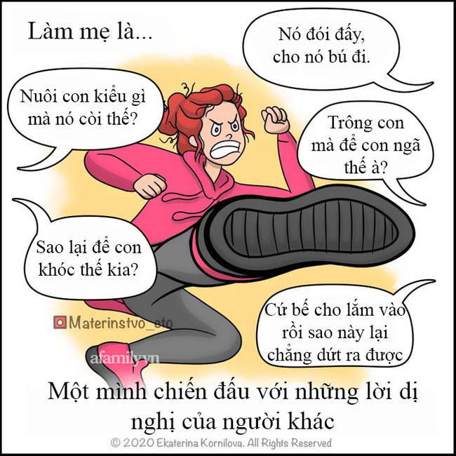 "Làm mẹ là..." - bộ tranh định nghĩa về nghề làm mẹ chân thật đến mức ai cũng tìm thấy mình trong đó - Ảnh 19. "Làm mẹ là..." - bộ tranh định nghĩa về nghề làm mẹ chân thật đến mức ai cũng tìm thấy mình trong đó - Ảnh 19.