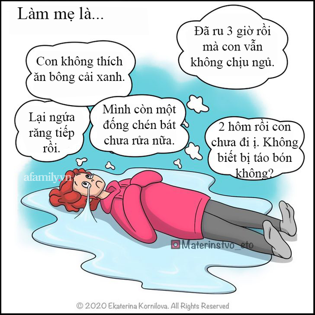 "Làm mẹ là..." - bộ tranh định nghĩa về nghề làm mẹ chân thật đến mức ai cũng tìm thấy mình trong đó - Ảnh 20. "Làm mẹ là..." - bộ tranh định nghĩa về nghề làm mẹ chân thật đến mức ai cũng tìm thấy mình trong đó - Ảnh 20.