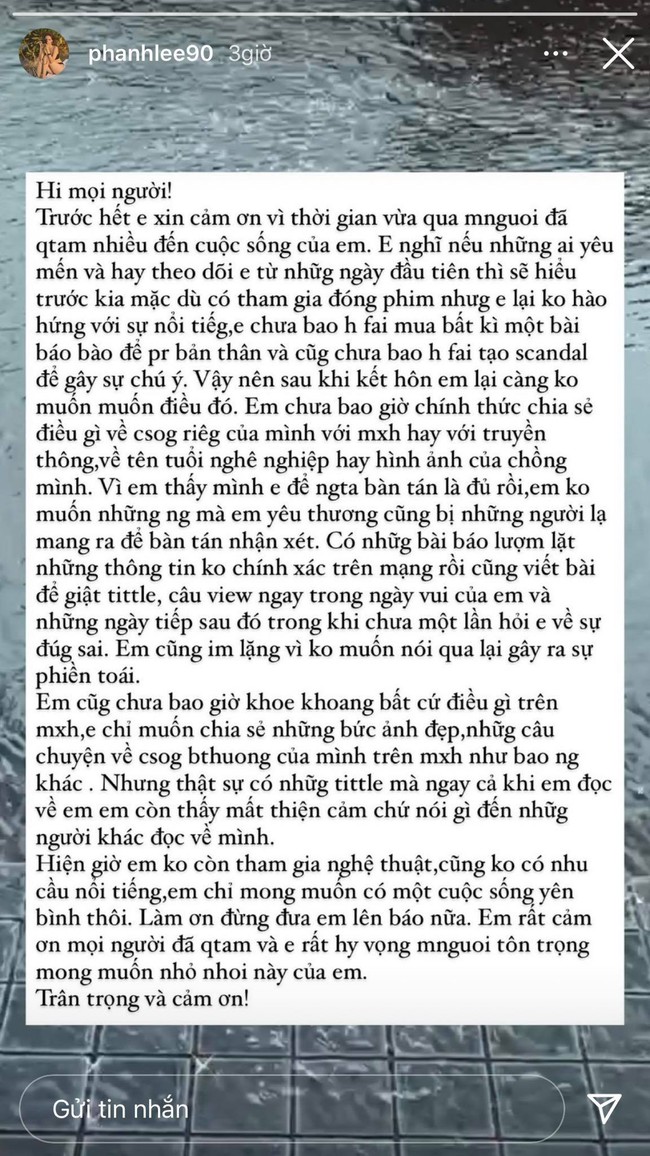 Phanh Lee lần đầu công khai nhắc đến chồng thiếu gia Cocobay, tuyên bố &quot;gắt&quot; vì bị soi đời tư - Ảnh 2.