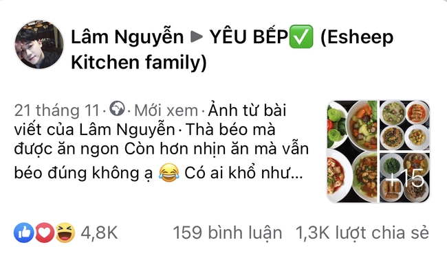 Khoe mâm cơm gia đình ngon bá cháy, trai đẹp độc thân khiến chị em "nhao nhao" xin info tác giả - Ảnh 1.