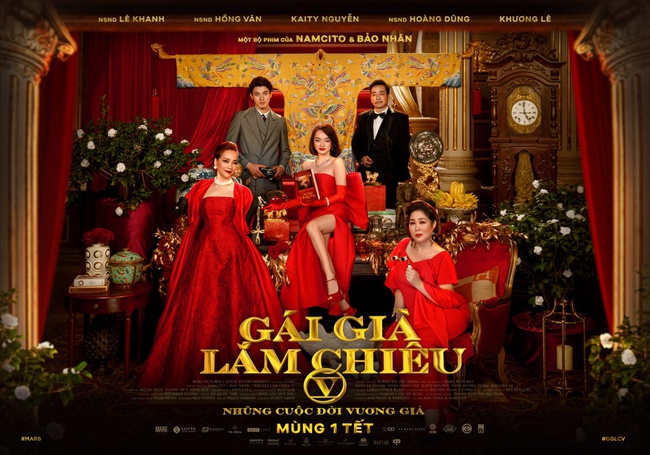 NSND Lê Khanh, NSND Hồng Vân rực rỡ đầy uy quyền trên poster "Gái Già Lắm Chiêu V" - Ảnh 3. NSND Lê Khanh, NSND Hồng Vân rực rỡ đầy uy quyền trên poster "Gái Già Lắm Chiêu V" - Ảnh 3.