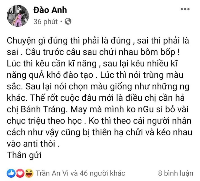 "Mỹ nhân chuyển giới" vừa tố Hương Giang nhận cơn mưa "gạch đá" vì bị cho rằng đang cay cú sau khi bị loại khỏi "Đại sứ hoàn mỹ" - Ảnh 4. "Mỹ nhân chuyển giới" vừa tố Hương Giang nhận cơn mưa "gạch đá" vì bị cho rằng đang cay cú sau khi bị loại khỏi "Đại sứ hoàn mỹ" - Ảnh 4.
