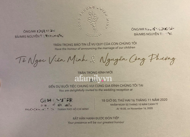 HOT: Revealing photos of Cong Phuong wedding invitations: When choosing the place where Cuong Do celebrates the wedding, the security at the highest level makes everyone admire - Photo 3.