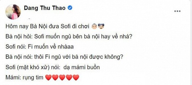 Phản ứng đáng yêu hết mức của con gái Đặng Thu Thảo khi mẹ nhắc tới chuyện này - Ảnh 3.