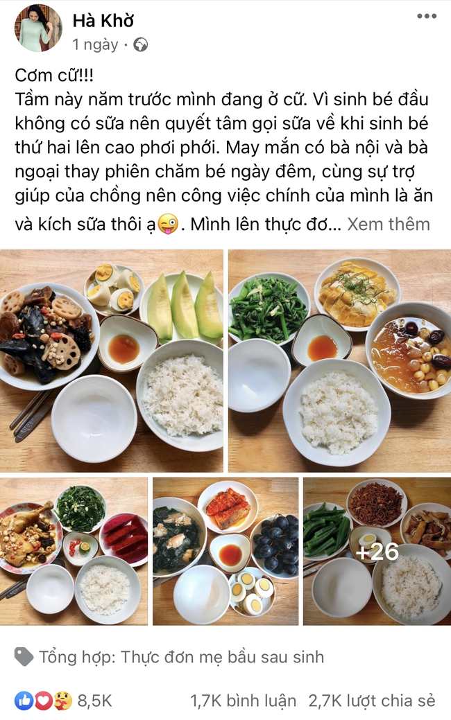 Mẹ Hải Phòng mách bạn lên thực đơn cơm cữ vừa đẹp vừa ngon nhận được &quot;bão like&quot; của chị em - Ảnh 1.