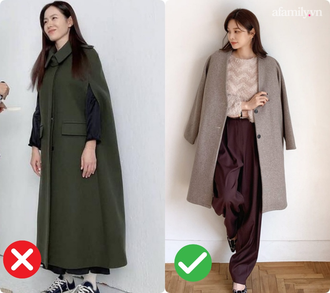 Nhìn chị đẹp Son Ye Ji mà rút kinh nghiệm: Với áo khoác dáng dài, luôn có quy tắc &quot;3 KHÔNG&quot; để tránh việc thân hình nhìn béo tròn một mẩu khi mặc - Ảnh 4.