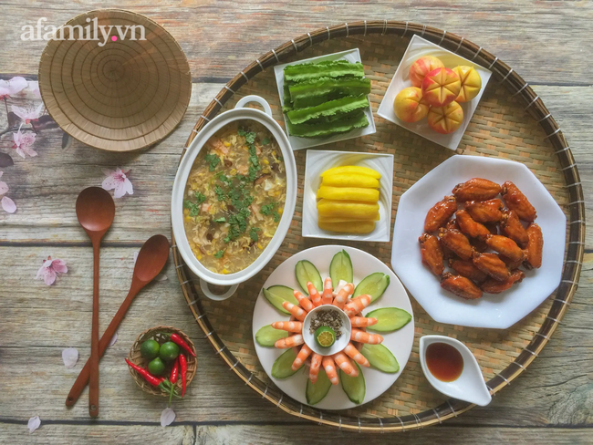 "Lác mắt" với mâm cơm cuối tuần 6 món ngon đẹp lung linh mà lại dễ nấu cực kỳ - Ảnh 1.