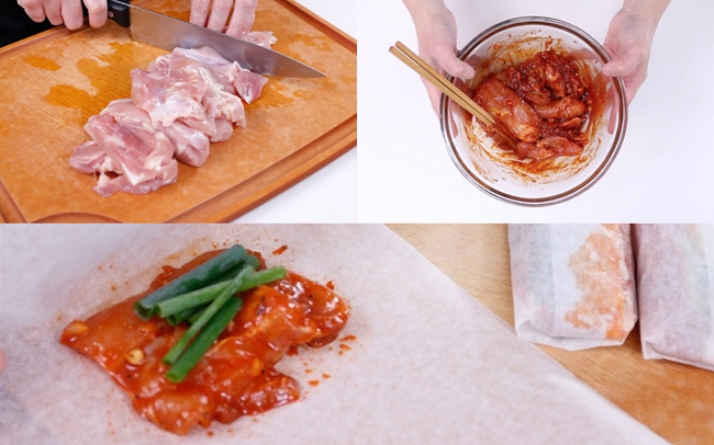 Nếu chưa có nồi chiên không dầu, chị em vẫn có thể làm món gà chiên "không dầu mỡ" chỉ với loại giấy nhỏ mà có võ này! - Ảnh 4.