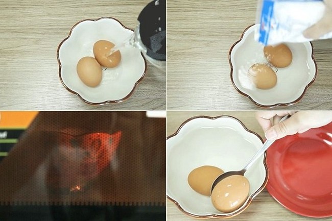 Luộc trứng bằng lò vi sóng, tưởng đùa nhưng hoàn toàn được nếu chị em làm theo cách này - Ảnh 2.