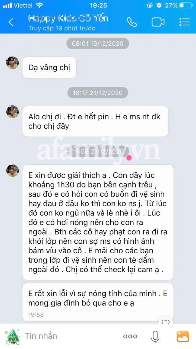 Cô giáo mầm non ở Hà Nội bị phụ huynh 