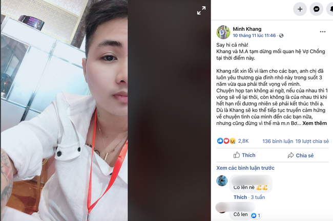 Mới đăng livestream “bóc phốt” vợ thu hút đến 85 nghìn like chưa lâu, “người đàn ông Việt Nam đầu tiên mang bầu” có hành động khó hiểu, nghi án có tình mới - Ảnh 1. Mới đăng livestream “bóc phốt” vợ thu hút đến 85 nghìn like chưa lâu, “người đàn ông Việt Nam đầu tiên mang bầu” có hành động khó hiểu, nghi án có tình mới - Ảnh 1.