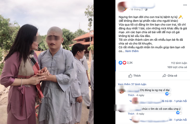Mẹ Việt lên mạng đăng thông báo tuyển vợ cho con trai 30 tuổi bị tự kỷ: Nhiều tài khoản Facebook lợi dụng cơ hội, thêm thắt với mục đích xấu - Ảnh 4.
