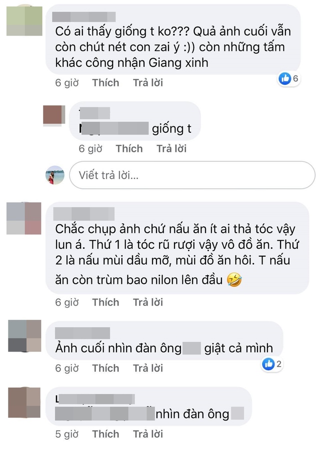 Hương Giang hí hửng khoe ảnh vào bếp, nào ngờ bị chê tơi tả vì gương mặt mộc vẫn giống đàn ông - Ảnh 4.