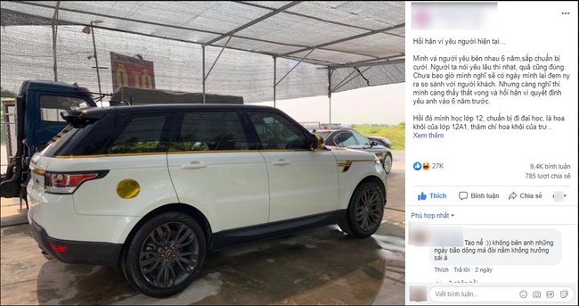 S&aacute;t ng&agrave;y cưới c&ocirc; g&aacute;i bỗng hối hận muốn hủy h&ocirc;n người y&ecirc;u 6 năm v&igrave; gặp lại trai ngh&egrave;o tỏ t&igrave;nh năm xưa giờ gi&agrave;u c&oacute;, đi xế hộp, ở nh&agrave; lầu - Ảnh 1.
