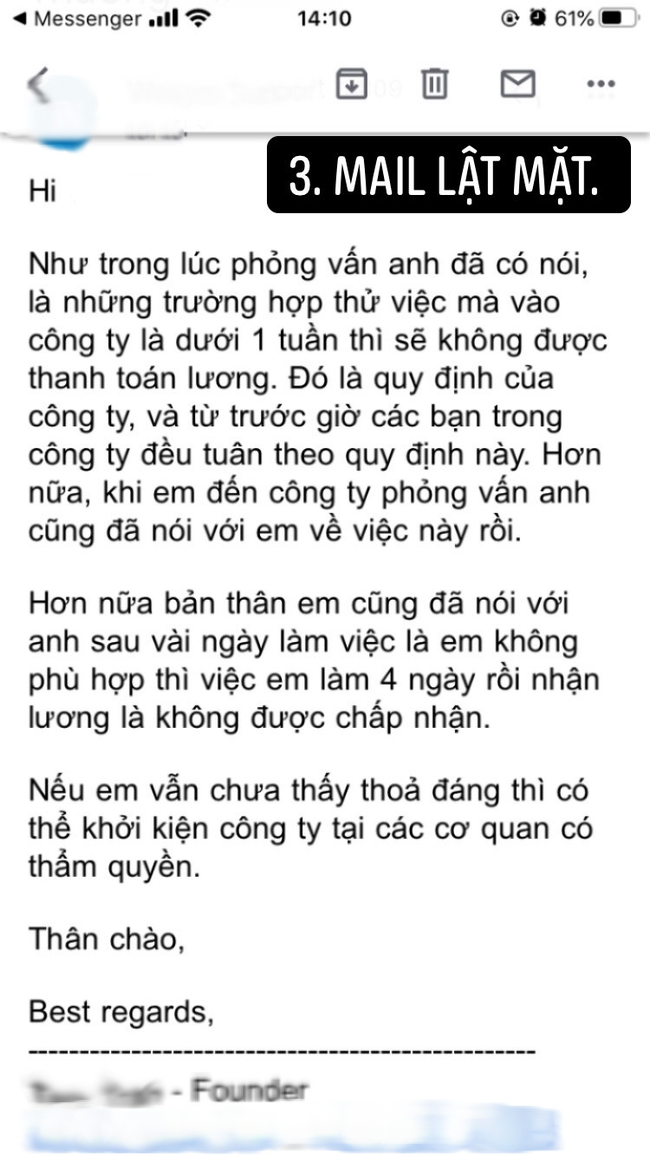 Một công ty quỵt lương thực tập sinh, ăn vạ bắt đền tiền vì lý do không chính đáng khiến cư dân mạng bất bình, đáng chú ý là hành động xử lý khủng hoảng đằng sau - Ảnh 4.