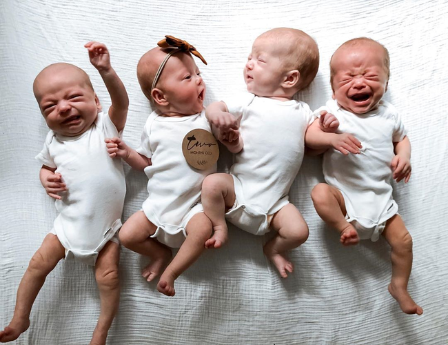 A mother with many children talks about her journey of being pregnant with quadruplets: Every night she breathes a sigh of relief because she has passed another day - Photo 9.