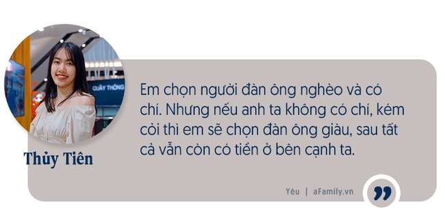 Phái nữ chọn đàn ông 5 triệu hay 50 triệu: Có những người mẹ bảo phải chọn chồng giàu để cưới đến cô quyết độc thân còn hơn ôm bực vào người - Ảnh 7. Phái nữ chọn đàn ông 5 triệu hay 50 triệu: Có những người mẹ bảo phải chọn chồng giàu để cưới đến cô quyết độc thân còn hơn ôm bực vào người - Ảnh 7.