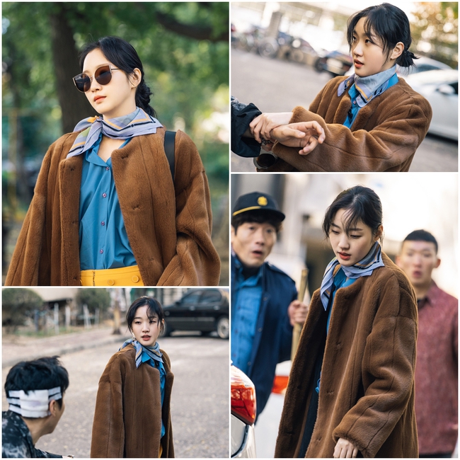 Lộ tạo hình của &quot;kiều nữ&quot; Kim Go Eun trong phim mới đóng cùng Lee Min Ho: Làm cảnh sát bắt cướp nhưng ăn mặc rất sang chảnh - Ảnh 2.