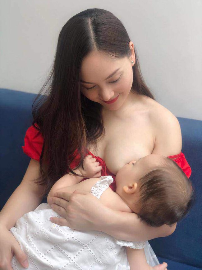 Thoải mái đăng khoảnh khắc lộ ngực khi cho con gái bú mẹ, Lan Phương khiến dân mạng bình luận ầm ầm vì điều này - Ảnh 3.
