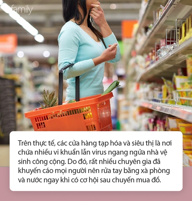 Biện pháp tránh tiếp xúc với vi khuẩn tại cửa hàng tạp hóa và siêu thị - Ảnh 1.