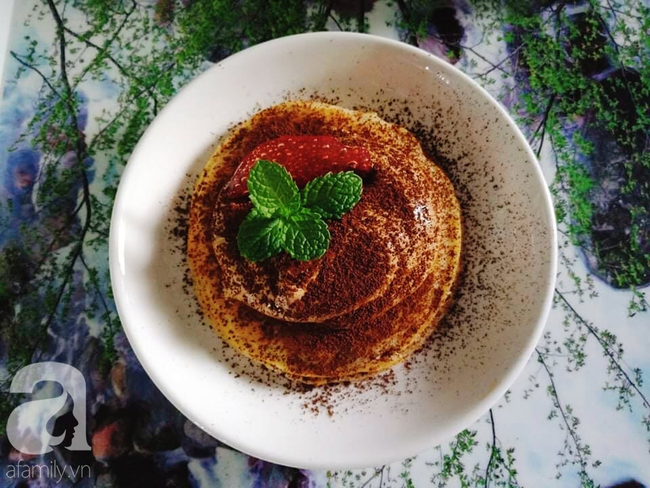 Pan cake coffee mousse - Ảnh 12.