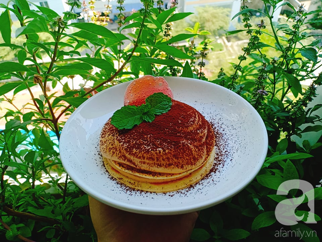 Pan cake coffee mousse - Ảnh 1.