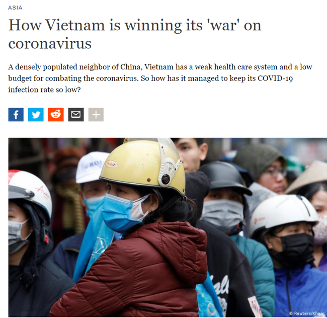 Hãng truyền thông quốc tế nổi tiếng ca ngợi Việt Nam trong cuộc chiến chống Covid-19 với một loạt ưu điểm nổi bật - Ảnh 1.