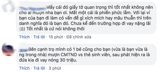 C&ocirc; n&agrave;ng c&oacute; &yacute; định cho bạn mượn giấy tờ tuỳ th&acirc;n để xin việc liền bị cư d&acirc;n mạng kịp thời ngăn chặn: Dẫu c&oacute; th&acirc;n đến mấy cũng đừng dại dột! - Ảnh 6.
