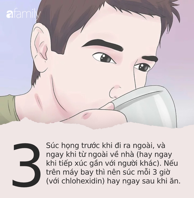 Súc họng đúng cách để tránh nhiễm bệnh cũng như lây truyền Covid-19 cho người khác: Chuyên gia khuyến cáo 5 nguyên tắc quan trọng cần phải nhớ! - Ảnh 5. Súc họng đúng cách để tránh nhiễm bệnh cũng như lây truyền Covid-19 cho người khác: Chuyên gia khuyến cáo 5 nguyên tắc quan trọng cần phải nhớ! - Ảnh 5.