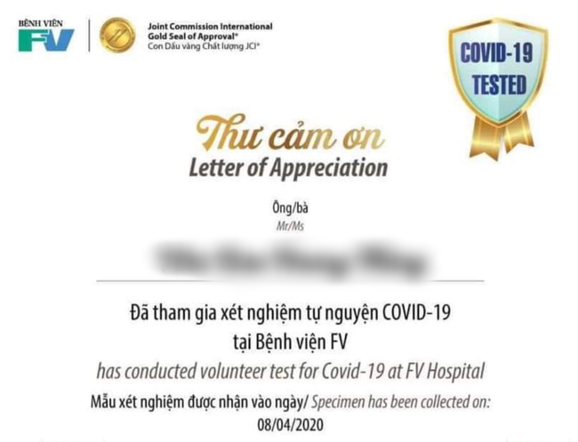 Bệnh viện FV quảng cáo thu phí xét nghiệm Covid-19 tự nguyện 3 triệu đồng/lần: Sở Y tế TP.HCM khẳng định không cho phép - Ảnh 5.