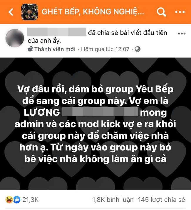 Hội chị em mê mệt group Ghét bếp vì tìm thấy &quot;hành tinh&quot; vụng về của mình, các ông chồng lại cật lực tham gia để... xin admin &quot;đuổi&quot; vợ ra - Ảnh 3.