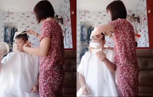 Nghỉ dịch Covid-19, các bà vợ mở luôn salon tại nhà, nhìn &quot;sản phẩm&quot; mà người cười, người khóc - Ảnh 6.