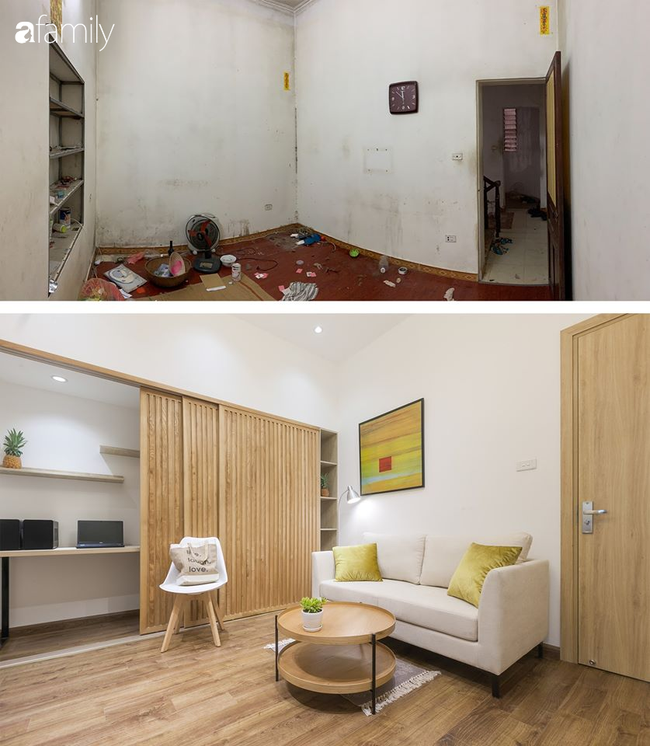 2 tuần biến đổi tầng 2 thành 1 căn hộ riêng biệt đẹp long lanh gồm đủ phòng tiện ích cho gia đình 3 người chỉ với chi phí 200 triệu đồng - Ảnh 3.