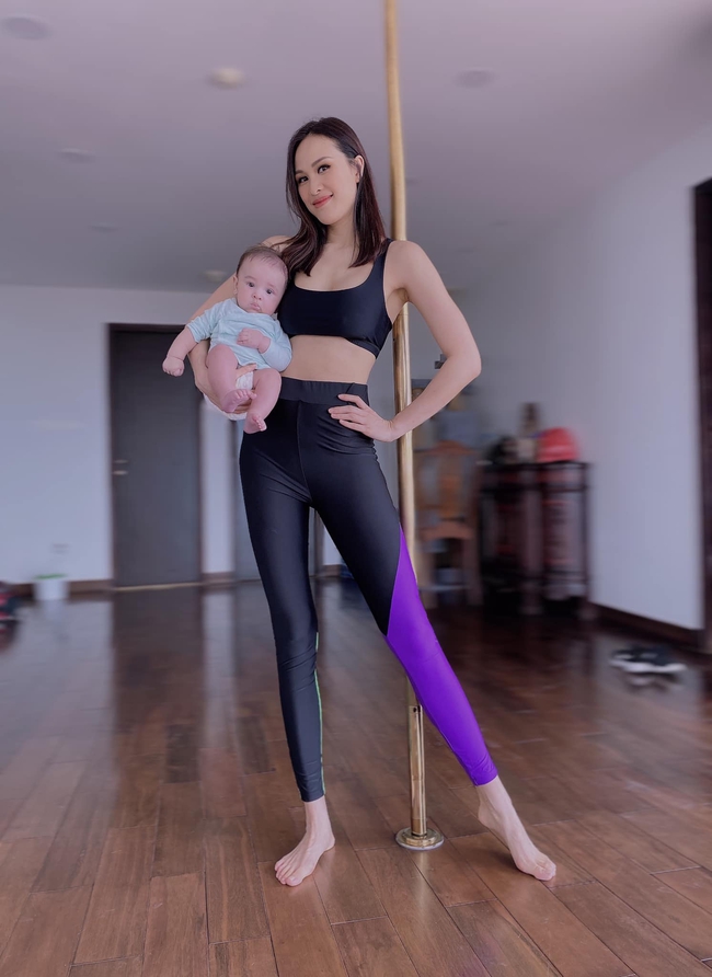 Siêu mẫu Phương Mai khoe dáng mướt mắt sau 5 tháng sinh con nhờ múa cột điêu luyện nhưng nhìn chế độ ăn mới bất ngờ - Ảnh 5.