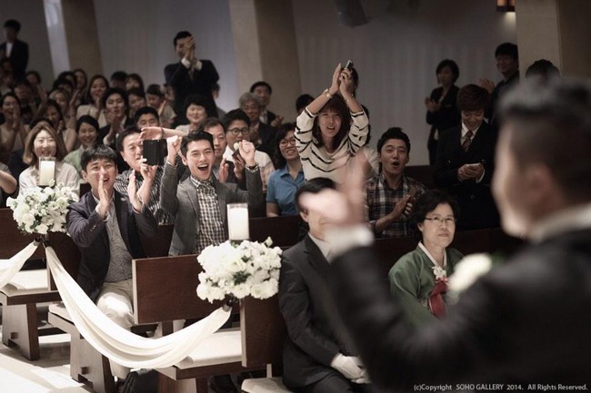 &quot;Những chàng trai vàng trong làng đi đám cưới&quot;: Lee Min Ho, Hyun Bin làm lu mờ cả chú rể vì quá đẹp trai, gây chú ý nhất là cặp đôi này trong hôn lễ của Song- Song - Ảnh 3.
