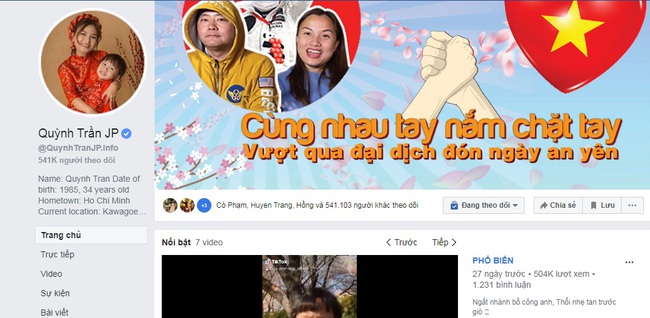 Facebook cá nhân của Quỳnh Trần JP đột ngột đổi ava màu đen, dân mạng lo lắng không hiểu đã có chuyện gì xảy ra? - Ảnh 1.