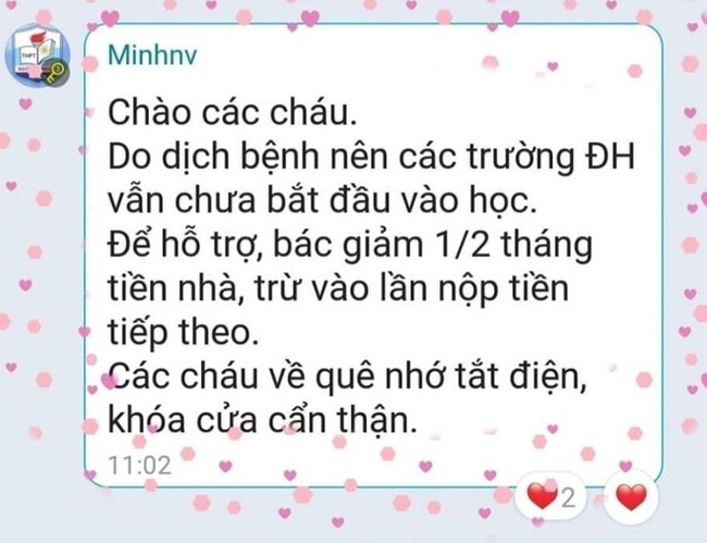 Cô chủ nhà trọ giảm giá 1 triệu/phòng mùa dịch Covid-19 khiến dân mạng thả tim rần rần - Ảnh 8.